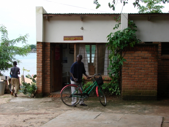 Unser Hotel in Nkhata Bay.