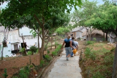 Auf dem Weg zu einer Bar in Nkhat Bay.